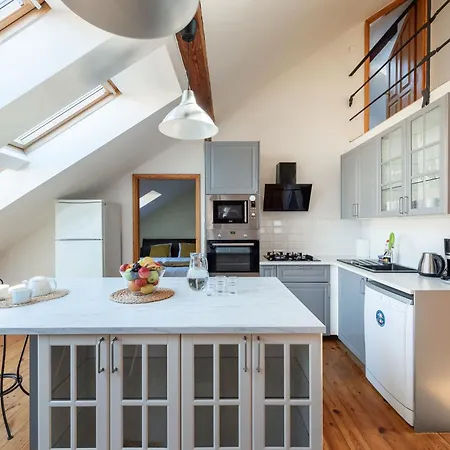 Stylish 2-level Near The National Theatre 布拉格